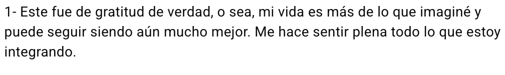 Testimonio: gratitud de verdad, mi vida es más de lo que imaginé.